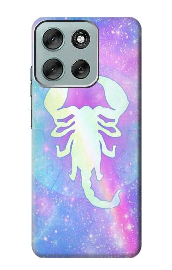 S3267 Zodiac Scorpio Hülle Schutzhülle Taschen für Motorola Moto G56