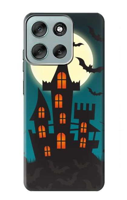 S3268 Halloween Festival Castle Hülle Schutzhülle Taschen für Motorola Moto G56