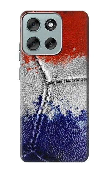 S3304 France Flag Vintage Football Graphic Hülle Schutzhülle Taschen für Motorola Moto G56
