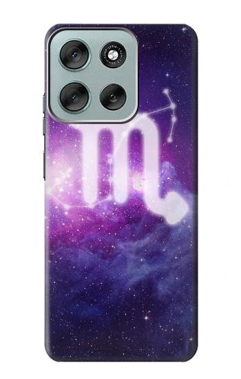 S3370 Zodiac Scorpio Hülle Schutzhülle Taschen für Motorola Moto G56