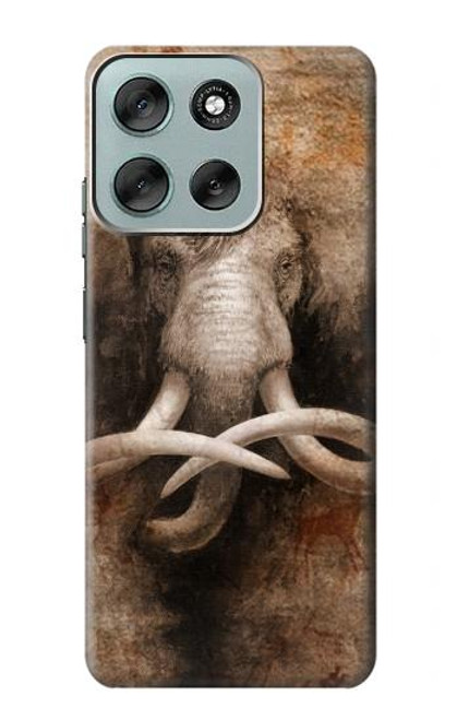 S3427 Mammoth Ancient Cave Art Hülle Schutzhülle Taschen für Motorola Moto G56