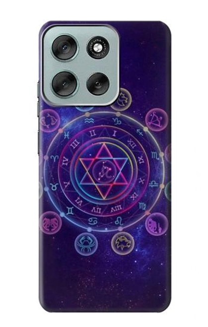 S3461 Zodiac Hülle Schutzhülle Taschen für Motorola Moto G56