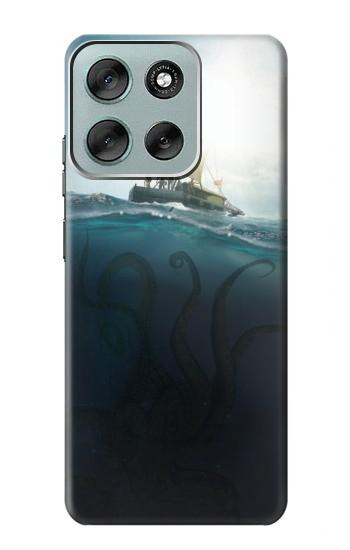 S3540 Giant Octopus Hülle Schutzhülle Taschen für Motorola Moto G56