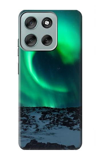 S3667 Aurora Northern Light Hülle Schutzhülle Taschen für Motorola Moto G56