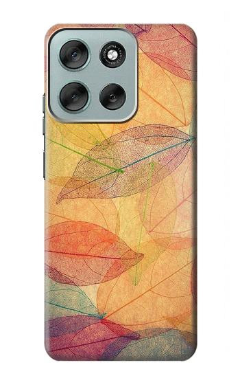S3686 Fall Season Leaf Autumn Hülle Schutzhülle Taschen für Motorola Moto G56