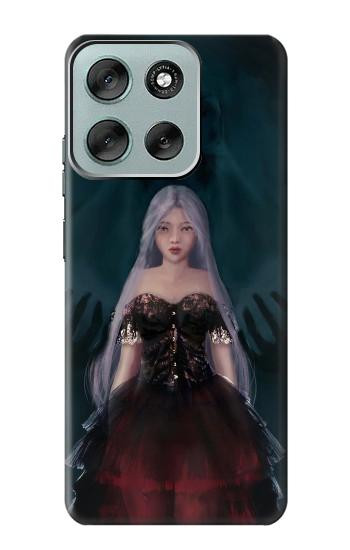S3847 Lilith Devil Bride Gothic Girl Skull Grim Reaper Hülle Schutzhülle Taschen für Motorola Moto G56
