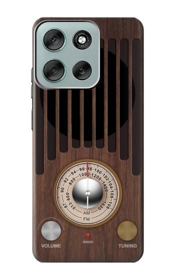 S3935 FM AM Radio Tuner Graphic Hülle Schutzhülle Taschen für Motorola Moto G56