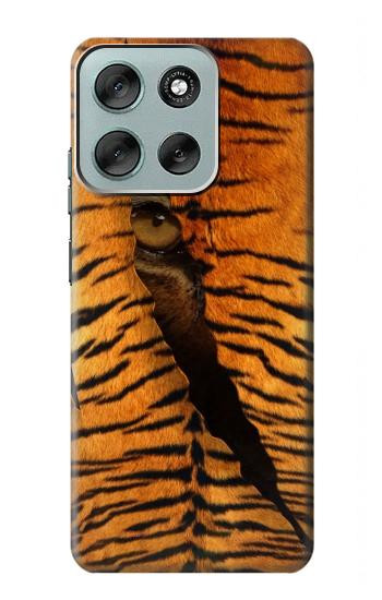 S3951 Tiger Eye Tear Marks Hülle Schutzhülle Taschen für Motorola Moto G56