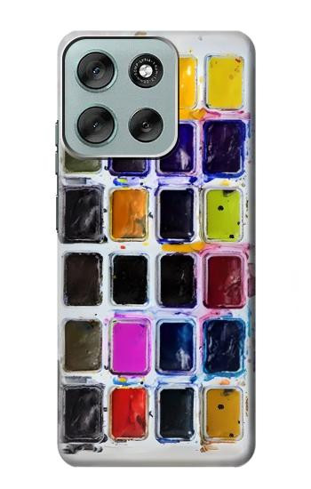 S3956 Watercolor Palette Box Graphic Hülle Schutzhülle Taschen für Motorola Moto G56