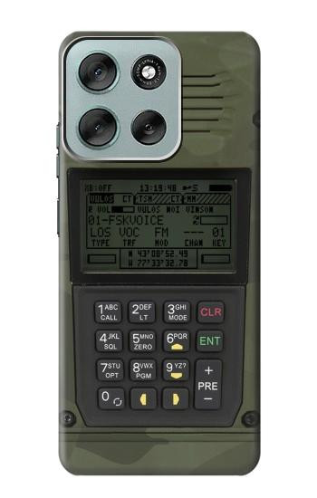 S3959 Military Radio Graphic Print Hülle Schutzhülle Taschen für Motorola Moto G56