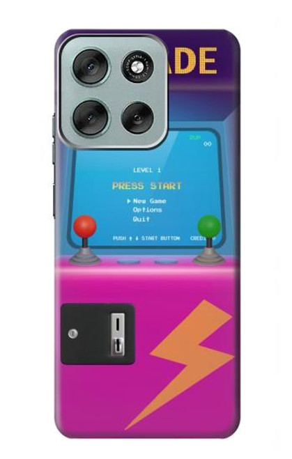 S3961 Arcade Cabinet Retro Machine Hülle Schutzhülle Taschen für Motorola Moto G56