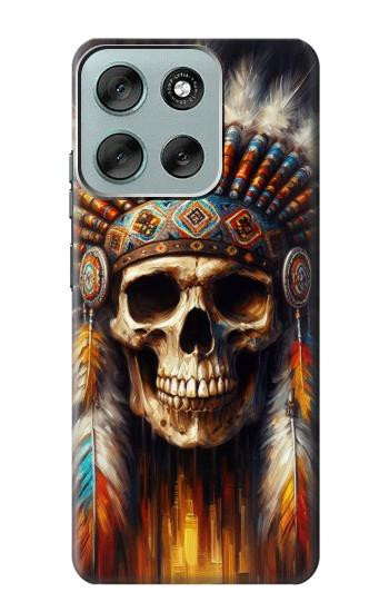 S4016 Native Skull Hülle Schutzhülle Taschen für Motorola Moto G56