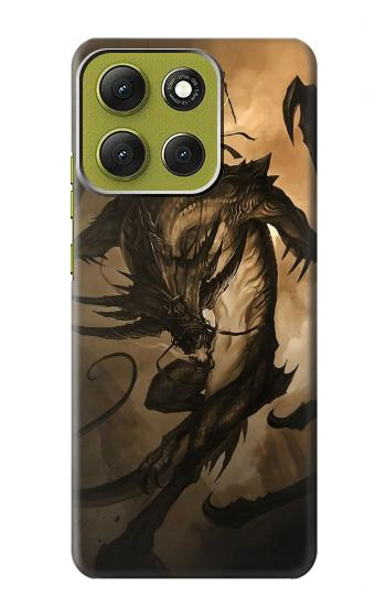 S0388 Dragon Rider Hülle Schutzhülle Taschen für Motorola Moto G86