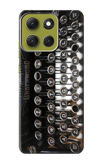 S0620 Typewriter Hülle Schutzhülle Taschen für Motorola Moto G86