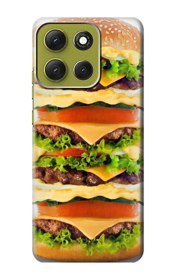 S0790 Hamburger Hülle Schutzhülle Taschen für Motorola Moto G86