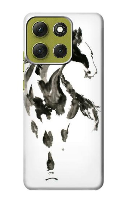 S1031 Horse Paintbrush Hülle Schutzhülle Taschen für Motorola Moto G86 S1031 Horse Paintbrush Hülle Schutzhülle Taschen für Motorola Moto G86