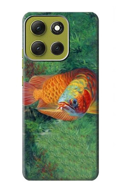 S1157 Red Arowana Fish Hülle Schutzhülle Taschen für Motorola Moto G86 S1157 Red Arowana Fish Hülle Schutzhülle Taschen für Motorola Moto G86