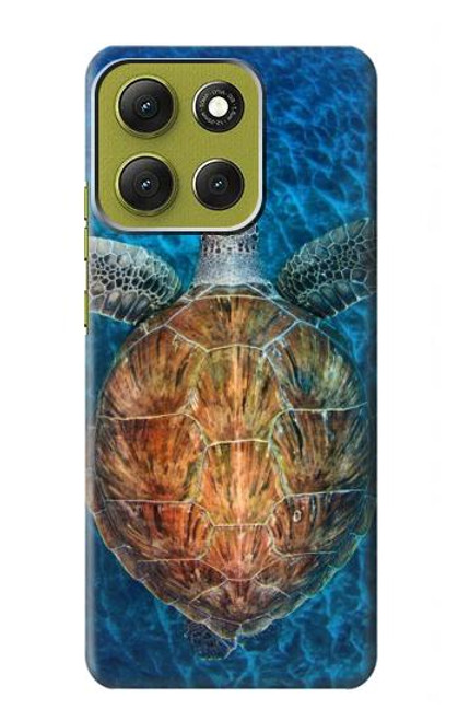 S1249 Blue Sea Turtle Hülle Schutzhülle Taschen für Motorola Moto G86 S1249 Blue Sea Turtle Hülle Schutzhülle Taschen für Motorola Moto G86