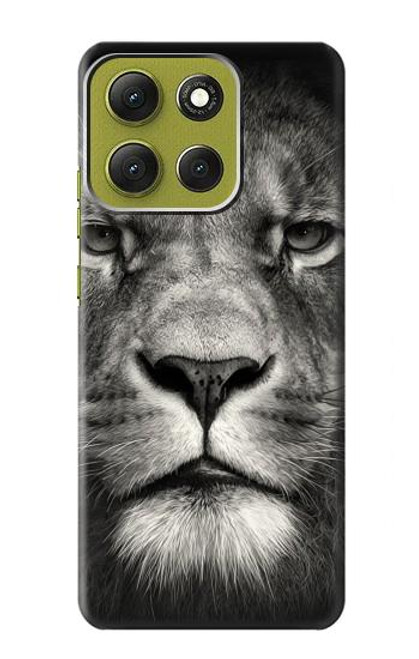 S1352 Lion Face Hülle Schutzhülle Taschen für Motorola Moto G86 S1352 Lion Face Hülle Schutzhülle Taschen für Motorola Moto G86