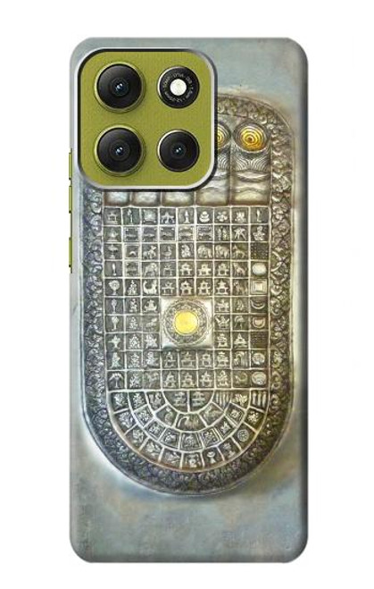 S1484 Buddha Footprint Hülle Schutzhülle Taschen für Motorola Moto G86 S1484 Buddha Footprint Hülle Schutzhülle Taschen für Motorola Moto G86