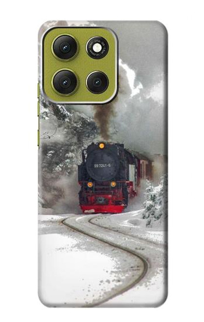 S1509 Steam Train Hülle Schutzhülle Taschen für Motorola Moto G86 S1509 Steam Train Hülle Schutzhülle Taschen für Motorola Moto G86