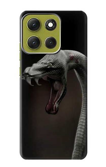 S1597 Black Mamba Snake Hülle Schutzhülle Taschen für Motorola Moto G86 S1597 Black Mamba Snake Hülle Schutzhülle Taschen für Motorola Moto G86