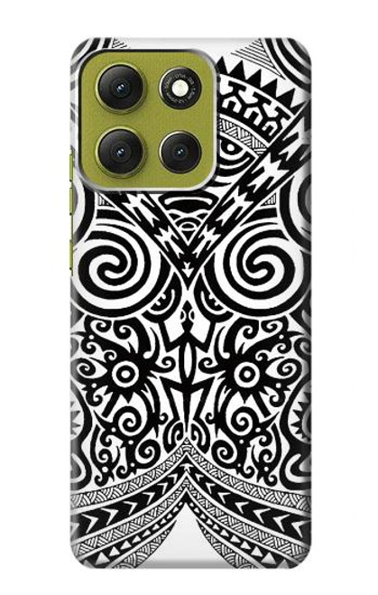 S1655 Maori Tattoo Hülle Schutzhülle Taschen für Motorola Moto G86 S1655 Maori Tattoo Hülle Schutzhülle Taschen für Motorola Moto G86