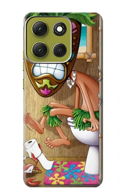 S1702 Tiki Man Toilet Hülle Schutzhülle Taschen für Motorola Moto G86 S1702 Tiki Man Toilet Hülle Schutzhülle Taschen für Motorola Moto G86
