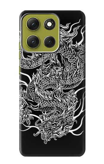 S1943 Dragon Tattoo Hülle Schutzhülle Taschen für Motorola Moto G86