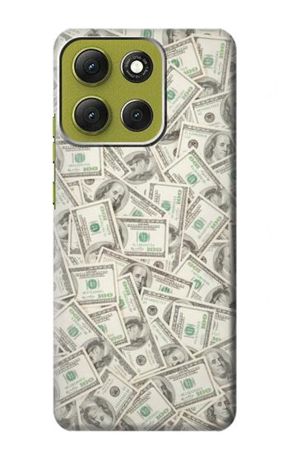 S2077 Money Dollar Banknotes Hülle Schutzhülle Taschen für Motorola Moto G86 S2077 Money Dollar Banknotes Hülle Schutzhülle Taschen für Motorola Moto G86