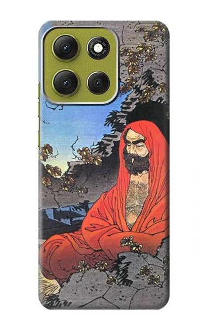 S2234 Zen Master Bodhidharma Yoshitoshi Hülle Schutzhülle Taschen für Motorola Moto G86 S2234 Zen Master Bodhidharma Yoshitoshi Hülle Schutzhülle Taschen für Motorola Moto G86