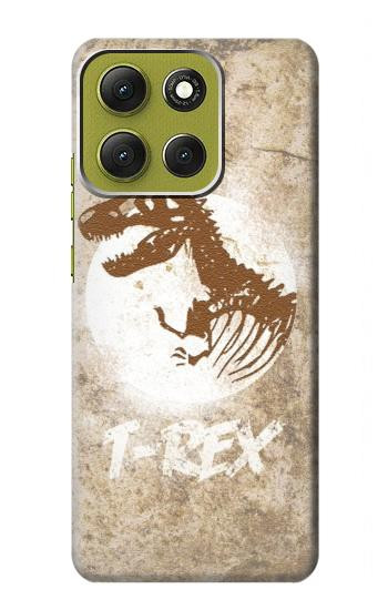S2372 T-Rex Jurassic Fossil Hülle Schutzhülle Taschen für Motorola Moto G86