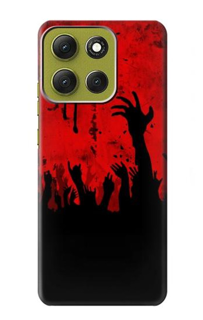 S2458 Zombie Hands Hülle Schutzhülle Taschen für Motorola Moto G86 S2458 Zombie Hands Hülle Schutzhülle Taschen für Motorola Moto G86