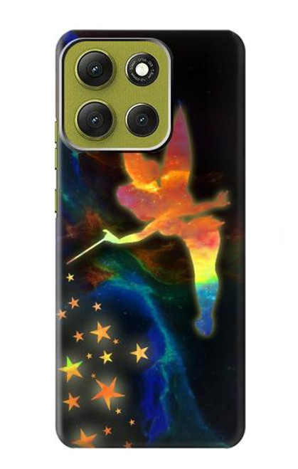 S2583 Tinkerbell Magic Sparkle Hülle Schutzhülle Taschen für Motorola Moto G86