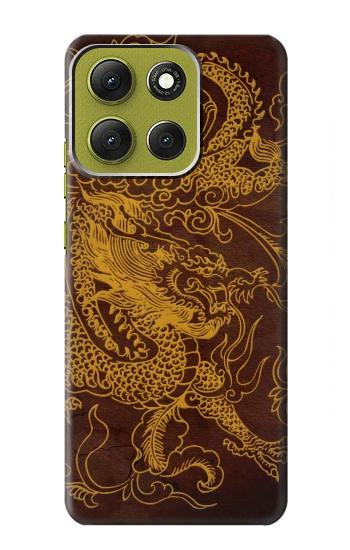 S2911 Chinese Dragon Hülle Schutzhülle Taschen für Motorola Moto G86