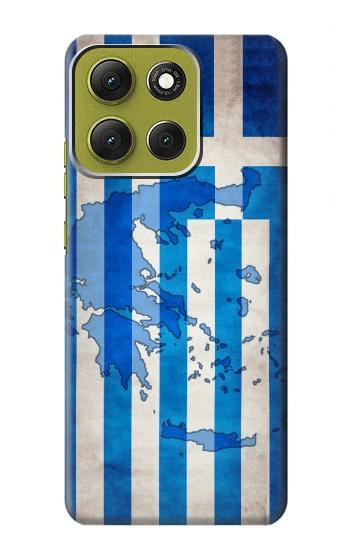 S2970 Greece Football Soccer Hülle Schutzhülle Taschen für Motorola Moto G86