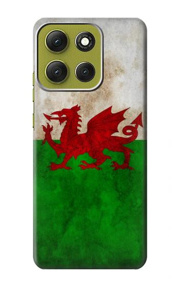 S2976 Wales Football Soccer Flag Hülle Schutzhülle Taschen für Motorola Moto G86
