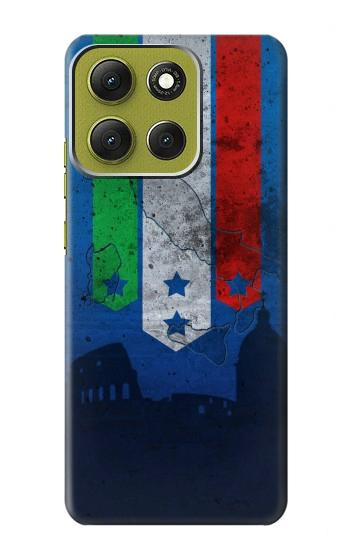 S2983 Italy Football Soccer Hülle Schutzhülle Taschen für Motorola Moto G86