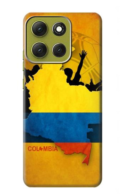 S2996 Colombia Football Soccer Hülle Schutzhülle Taschen für Motorola Moto G86