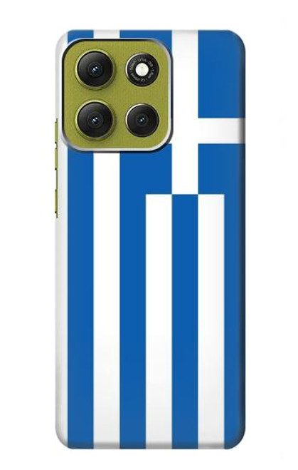 S3102 Flag of Greece Hülle Schutzhülle Taschen für Motorola Moto G86
