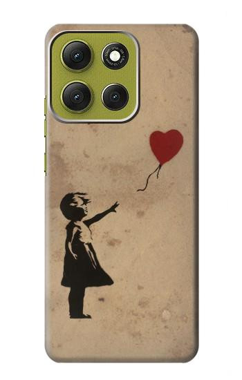 S3170 Girl Heart Out of Reach Hülle Schutzhülle Taschen für Motorola Moto G86