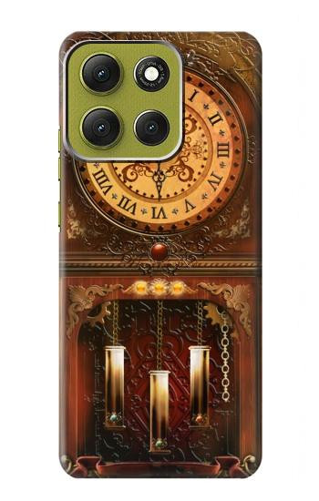 S3174 Grandfather Clock Hülle Schutzhülle Taschen für Motorola Moto G86