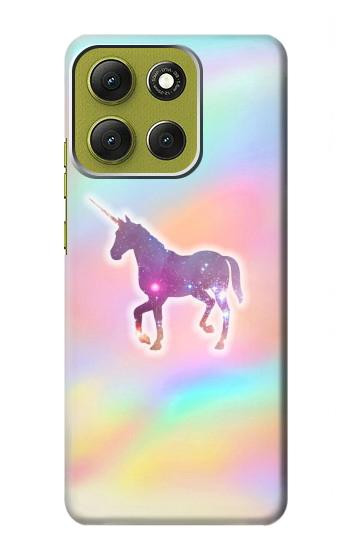 S3203 Rainbow Unicorn Hülle Schutzhülle Taschen für Motorola Moto G86