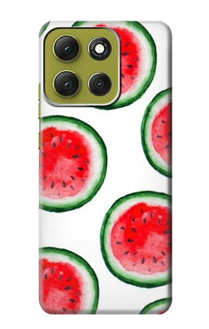 S3236 Watermelon Pattern Hülle Schutzhülle Taschen für Motorola Moto G86