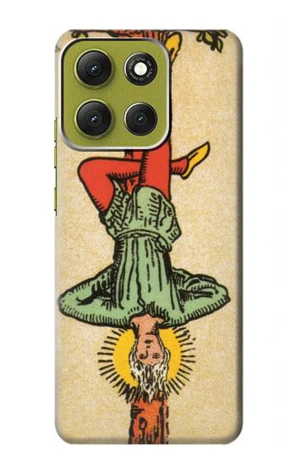 S3377 Tarot Card Hanged Man Hülle Schutzhülle Taschen für Motorola Moto G86