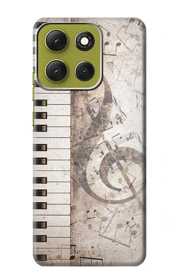 S3390 Music Note Hülle Schutzhülle Taschen für Motorola Moto G86