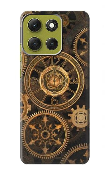 S3442 Clock Gear Hülle Schutzhülle Taschen für Motorola Moto G86