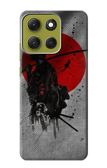 S3517 Japan Flag Samurai Hülle Schutzhülle Taschen für Motorola Moto G86
