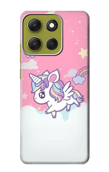 S3518 Unicorn Cartoon Hülle Schutzhülle Taschen für Motorola Moto G86