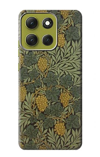 S3662 William Morris Vine Pattern Hülle Schutzhülle Taschen für Motorola Moto G86